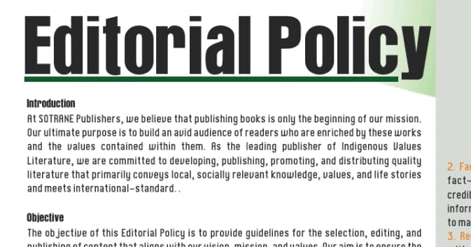 Editorial Policy resource preview
