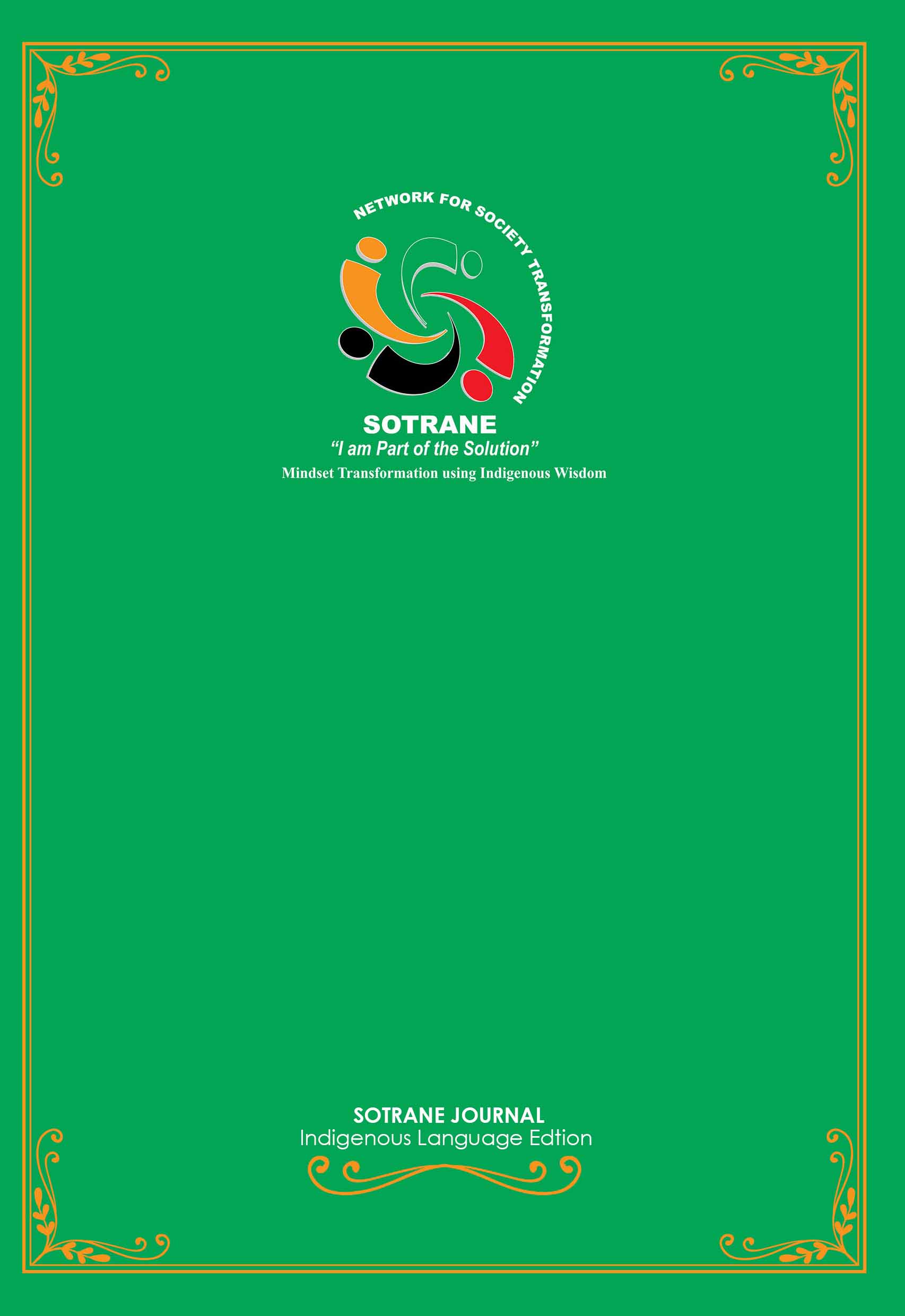 SOTRANE Journal – The Indigenous Languages Edition